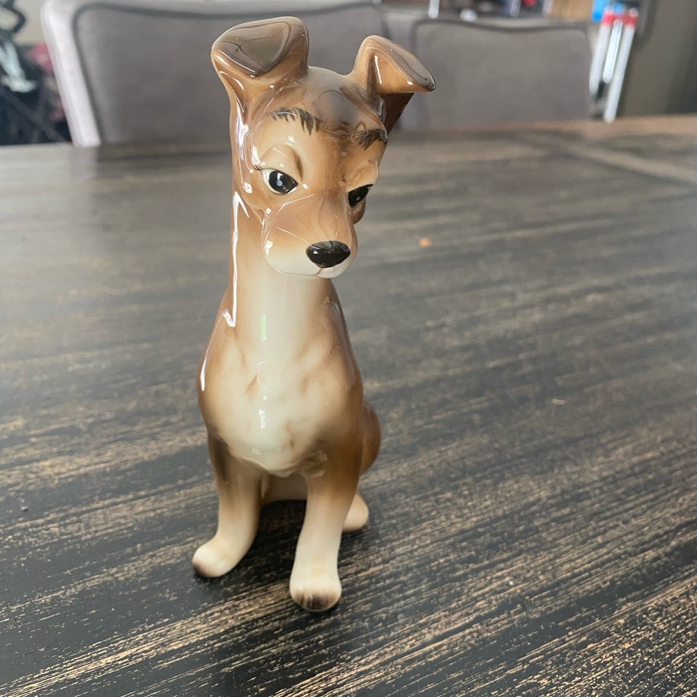 Vintage Walt Disney Lady and the Tramp Figurine from Disney Japan